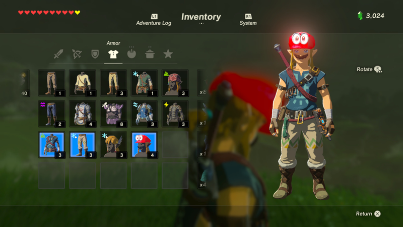 Illustration for article titled Mods Add GTA, Minecraft & Mario To Zelda: Breath Of The Wild